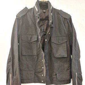 H&M Heavy Canvas Moto Jacket